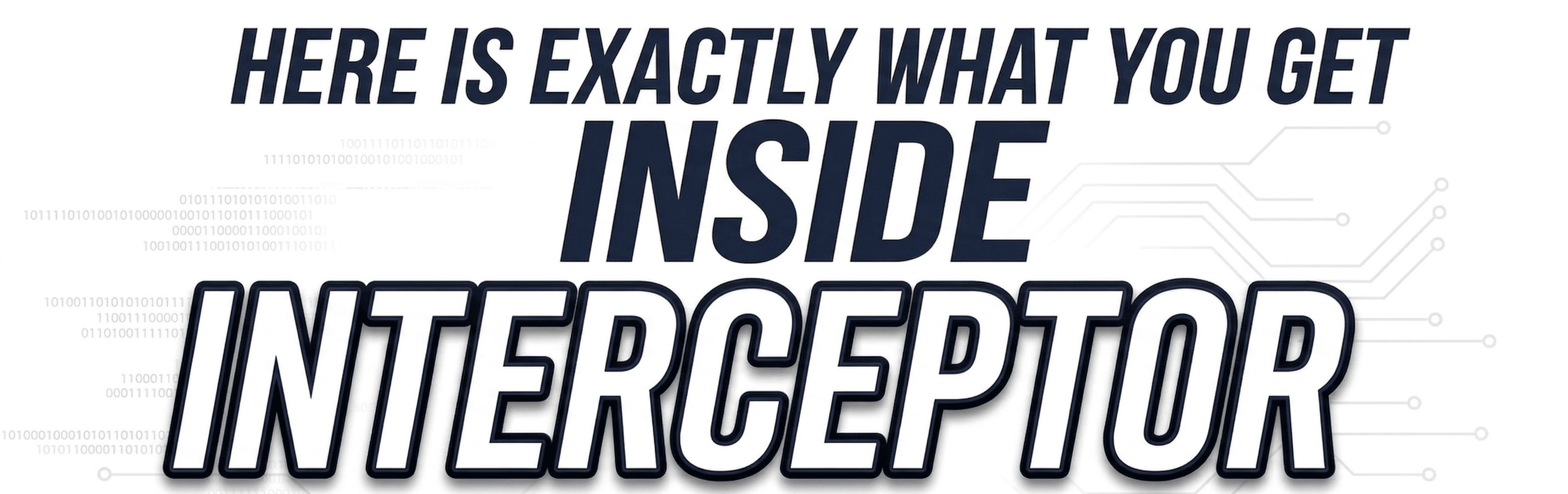 Interceptor AI traffic tool dashboard and product mockup review 2026